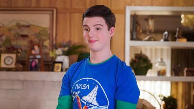 Iain Armitage in Young Sheldon.