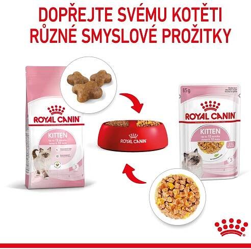 Royal Canin FHN KITTEN INSTINCTIVE JELLY kapsičky 12 x 85 g