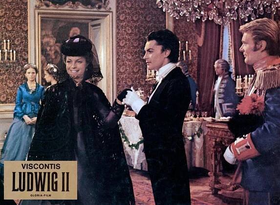 Romy Schneider, Helmut Berger, Helmut Griem - Ludvík Bavorský - Fotosky