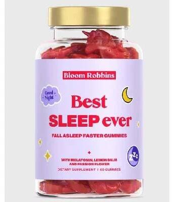Bloom Robbins Best SLEEP ever Vitamíny na zlepšení spánku s melatoninem - gumídci 210 g