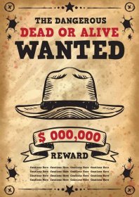 Free Wanted Poster Template – 25+ Customizable Design Templates