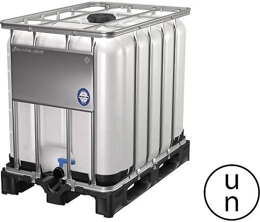 Kontejner IBC se schválením OSN: objem 600 l, přírodní