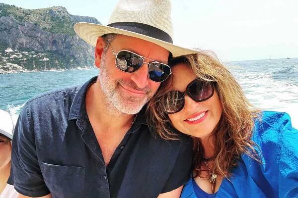 Mariska Hargitay and husband Peter Hermann go on a yacht trip