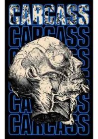 Merch Carcass: Textilní Plakát Necro Head