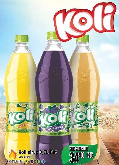 Koli sirup 0,7L Pet
