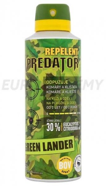 PREDATOR Repelent Green Lander repelent - EUROPARFEMY.cz