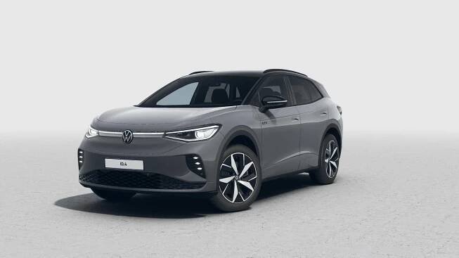 Volkswagen ID.4 GTX šedá Moonstone a černá Schwarz