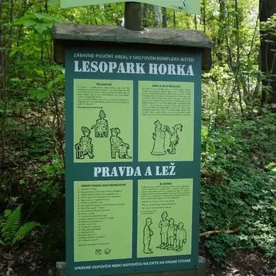 Lesopark Horka s obrem Mázou