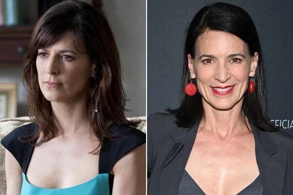 Perrey Reeves in 'Entourage'. ; Perrey Reeves attends the opening night of the 24th annual Beverly Hills Film Festival on May 01, 2024 in Hollywood, California. 