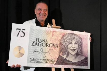 K ročnímu výročí úmrtí Hany Zagorové vyjde pamětní bankovka