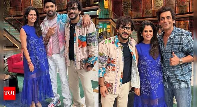 The Great Indian Kapil Show: Aman Gupta shares BTS moments with Archana Puran Singh, Sunil Grover and others from the upcoming episode; see post