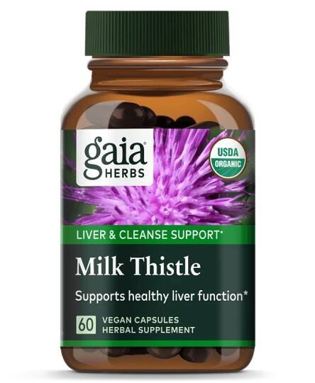Milk Thistle 60, Gaia Herbs - 1