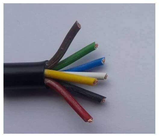kabel el.sedmipramenný 7x1 mm