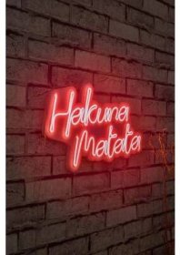 ASIR Dekorativní LED osvětlení červené HAKUNA MATATA