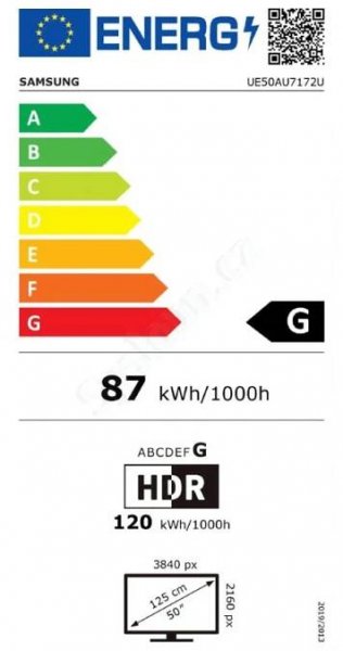 50" Samsung QE50Q80D
