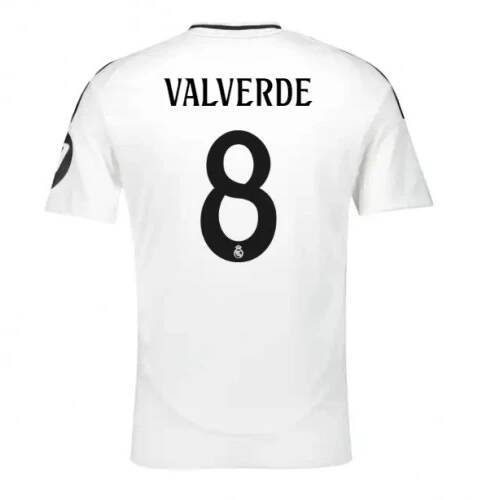 Real Madrid Federico Valverde #8 Domácí Dres 2024-25 Krátkým Rukávem