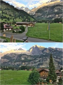 Views from our hotel, Kandersteg, Switzerland