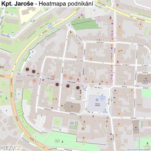 Kpt. Jaroše - mapy | Kurzy.cz