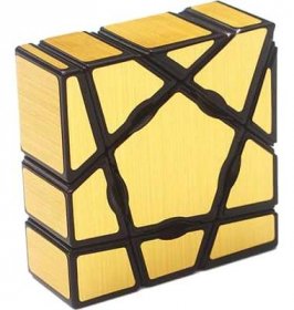 Rubikova kostka - Mirror Cube - Zlatá