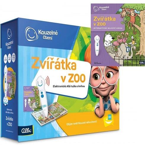 Albi Elektronická tužka s knihou Zvířátka v ZOO