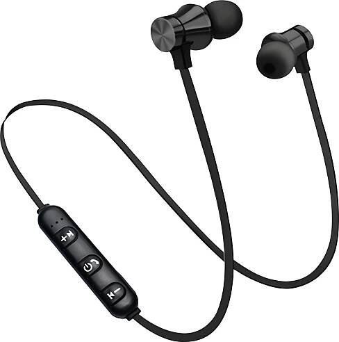 Sportovní Bezdrátová sluchátka Bluetooth True Wireless Stereo Sport Android iOS černá
