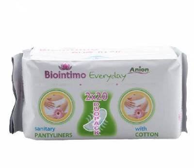 BIOINTIMO DUO PACK Anionové denní vložky s pH testerem, 20 ks