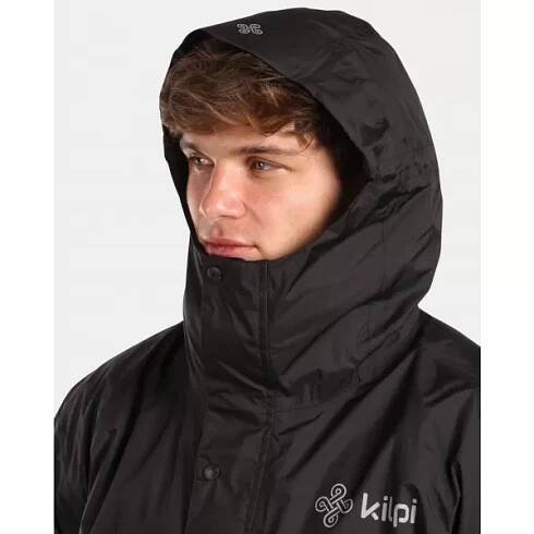  Lyžařská pláštěnka KILPI TEAM RAINCOAT-U WU0105KI ČERNÁ 