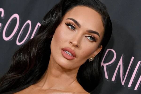 Megan Fox Went Old Hollywood Bombshell in a Pink Strapless Gown with a High Slit—See Pics