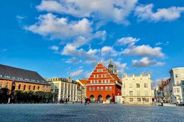 Marktplatz der Hansestadt Greifswald 