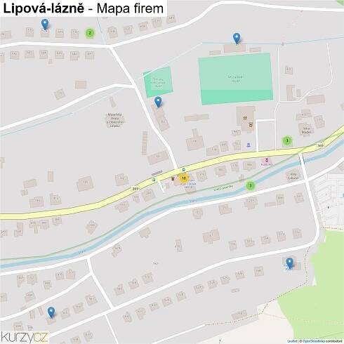 Lipová-lázně - mapy | Kurzy.cz