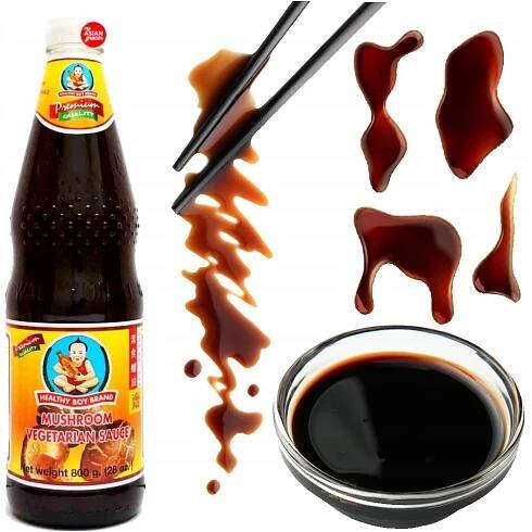 Sójová Omáčka Vegetariánská houbová příchuť Mushroom Soy Sauce 700 ml