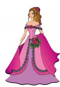 princeznovské šaty