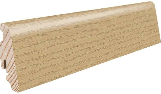Soklová lišta strukturovaná olejovaná světlý dub neviditelná 2200 x 58 x 19 mm nakoupit u OBI