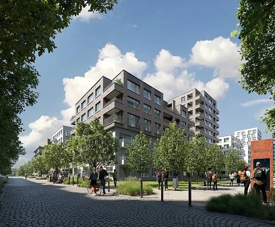 Brněnský brownfield ožívá: Jižní část Nové Zbrojovky má známé datum dokončení