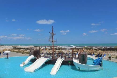 Bazén v ubytování Djerba Aqua Resort nebo v jeho okolí