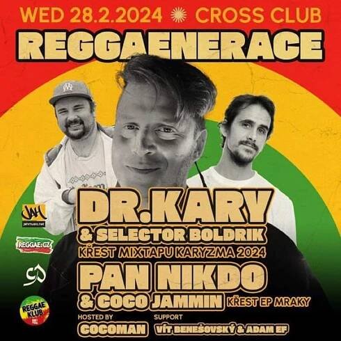28.02.24 Dr Kary, Pan Nikdo, Boldrik ad. @ Praha, Cross Club – JahMusic.net
