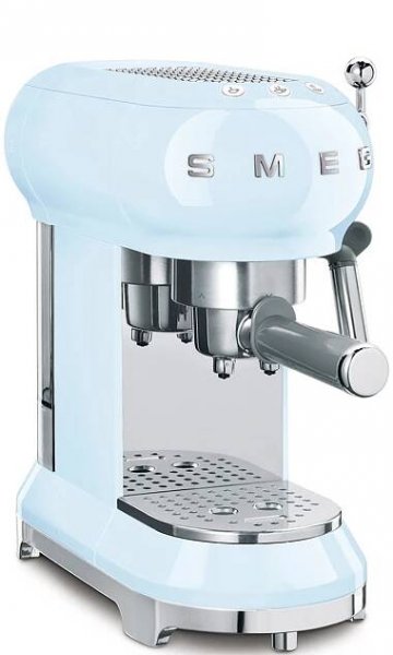 50's Retro Style pákový kávovar na Espresso / Cappucino 15 barů 2 cup pastelově modrý - SMEG
