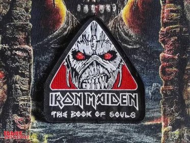 Iron Maiden “The Book Of Souls” Black Border Embroidered Patch