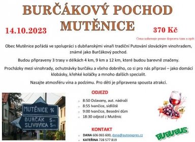Burčákový pochod Mutěnice (14.10.2023)