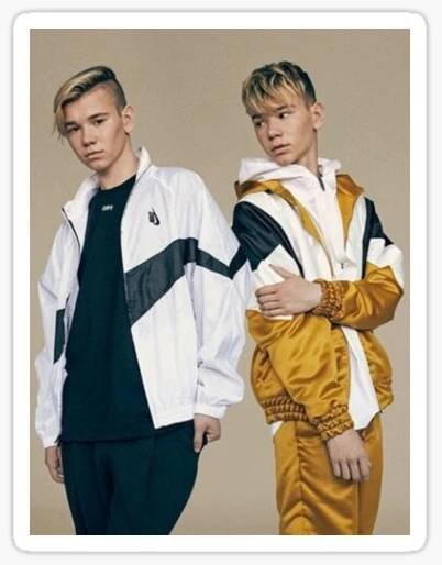 "Marcus and Martinus " Sticker for Sale by janahana083
