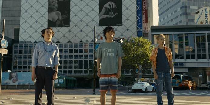 Alice in Borderland - Episode 1 - Z filmu - Júki Morinaga, Kento Jamazaki, Keita Mačida