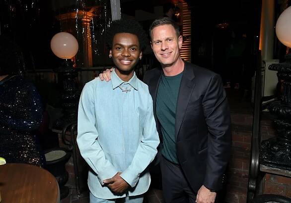 Netflix's "We Have A Ghost" Premiere on February 22, 2023 in Los Angeles, California - Jahi Di'Allo Winston, Christopher Landon - Máme tu ducha - Z akcí