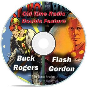  Buck Rogers, Flash Gordon, The Avenger, 215 Old Time Radio Shows MP3 DVD 