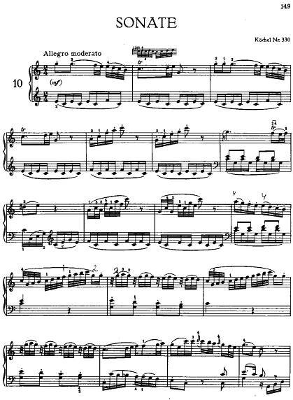 Piano Sonata No.10 in C major, K.330∕300h (Mozart, Wolfgang Amadeus) – IMSLP
