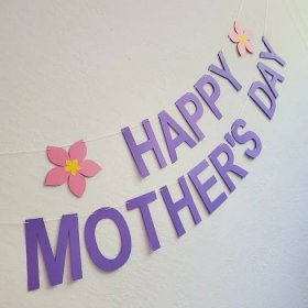 Happy Mother's Day, Happy Mother's Day Banner, Mother's Day Banner, Mother's Day Decorations, Mother's Day Gift, Happy Mother's Day Present image 6