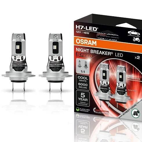 LED žárovky H7 OSRAM Night Breaker LED SPEED