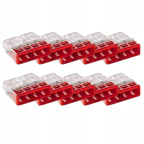 WAGO RYCHLOSPOJKA INSTALAČNÍ SPOJKA NA DRÁT 4x0,5-2,5mm² 2273-204 10 KS