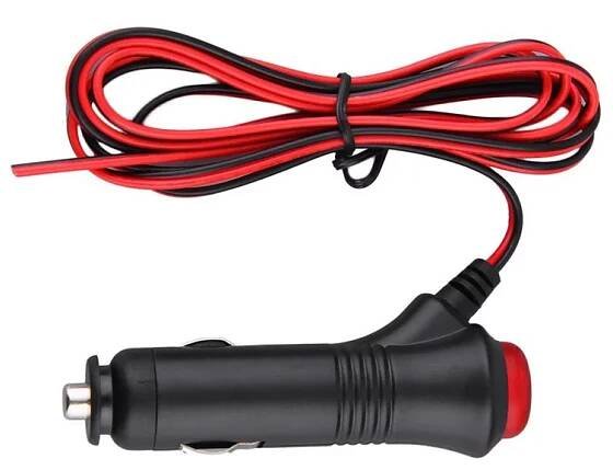 Autozástrčka se spínáním, kabel 1 metr