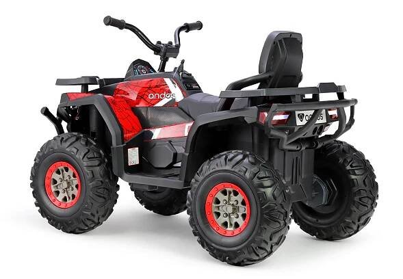 Dětská elektrická čtyřkolka andos X-MAX 607 24V/400W červená | andos.cz 