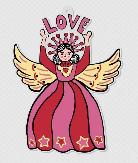 Love Angel Ornament - Image 2
